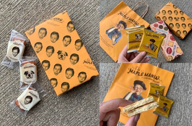 来自东京的「The maple mania 枫糖男孩」在本月正式登台快闪，引进品牌旗下最受欢迎的「枫糖奶油夹心饼乾」及「枫糖费南雪」。（图／杨婕安摄）