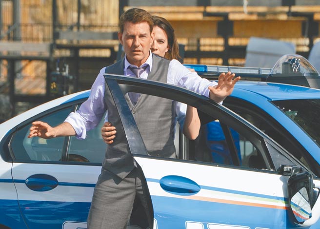 汤姆克鲁斯主演动作片《不可能的任务7》拍摄过程一波三折。（美联社）