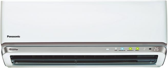 神脑国际的Panasonic顶级旗舰型（RX系列）5-7坪变频冷暖空调，原价4万4100元，特价3万8810元。（神脑国际提供）