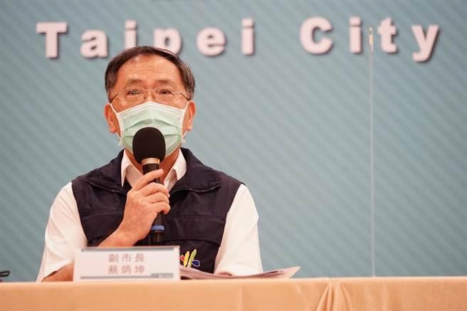 台北市副市長蔡炳坤。（台北市政府提供／張立勳台北傳真）