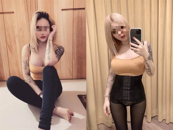 潘姓女网红外型亮眼、身材惹火。（图／潘女IG）