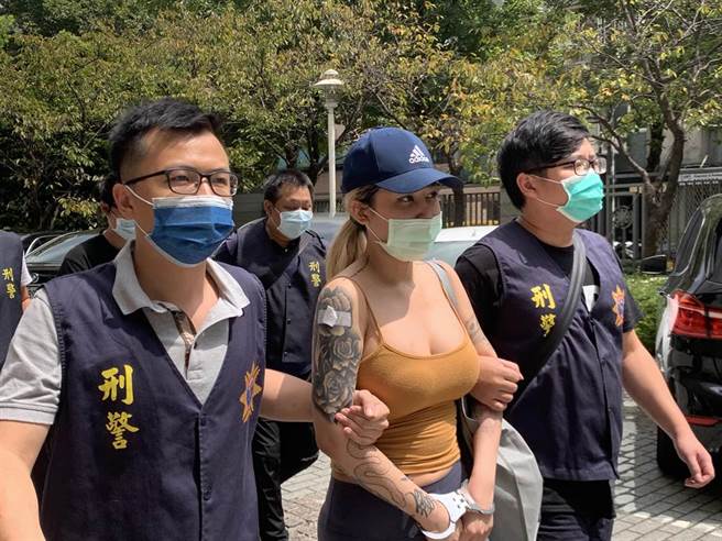 警方将潘姓女主嫌拘提到案，依毒品罪嫌送办。(翻摄照片／林郁平台北报导）
