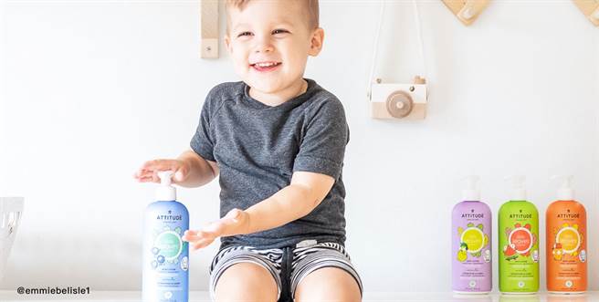 艾特优的洗手乳天然起泡且友善环境，在疫情时代广受欢迎。（正成集团提供）