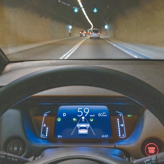 Honda SENSING辅助资讯显示。（陈大任摄）