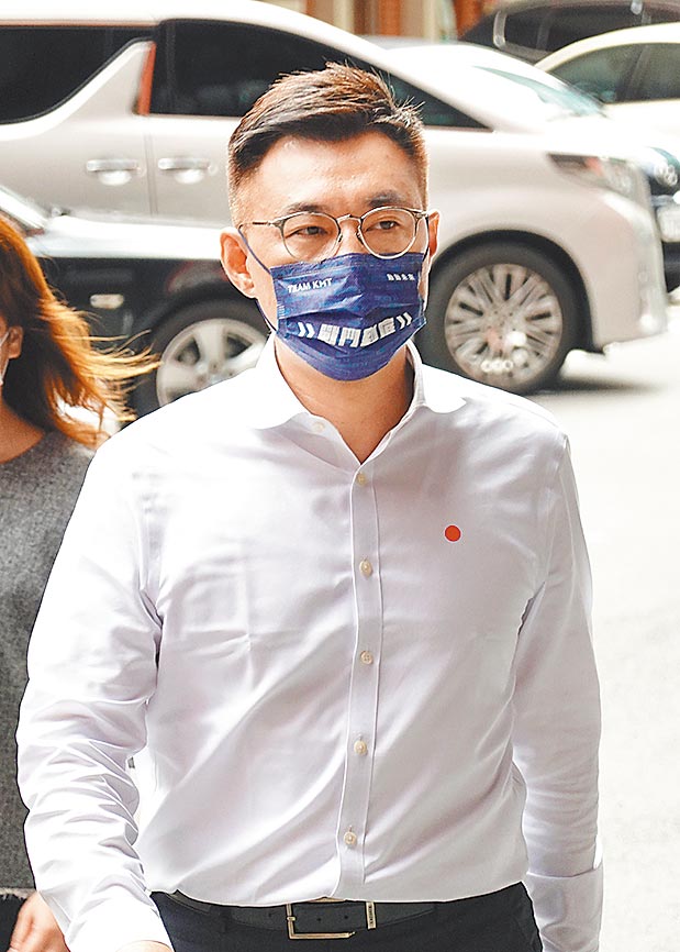 針對國民黨主席選監委員會決議將黨主席候選人張亞中的言行送考紀會查明，黨主席江啟臣（見圖）14日表示他反對此會議的結論，並指出選監委員會要處理的是選務，而不是處理這樣的事情，且他指派的代表人陳明義並沒有被通知出席臨時會議，因此要求重新開會討論。（姚志平攝）