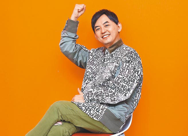 黄子佼对于今年再夺金钟奖谦称没把握。（陈俊吉摄）