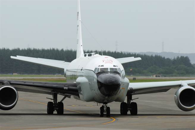 美国空军RC-135S「眼镜蛇球」式（Cobra Ball）电子侦察机的资料照。（达志影像/Shutterstock）