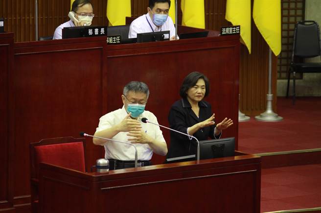 台北市長柯文哲。（黃婉婷攝）