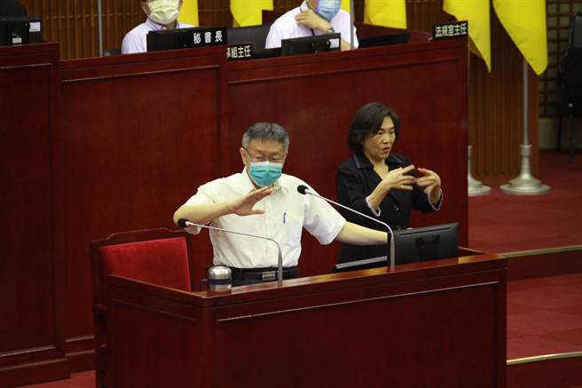 台北市長柯文哲。（黃婉婷攝）