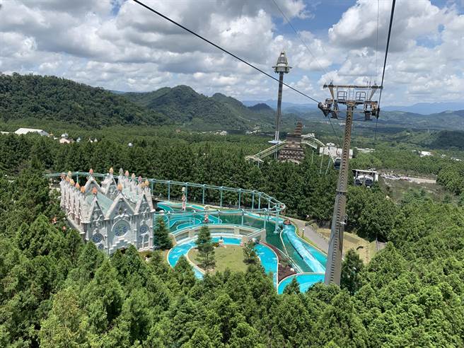 九族文化村游乐设施─西班牙海岸。（九族文化村提供／廖志晃南投传真）