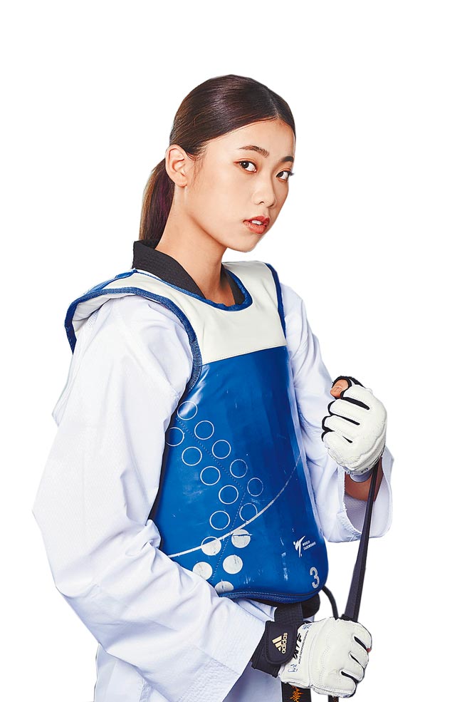 東奧選手跆拳道甜心羅嘉翎。（歐舒丹提供）