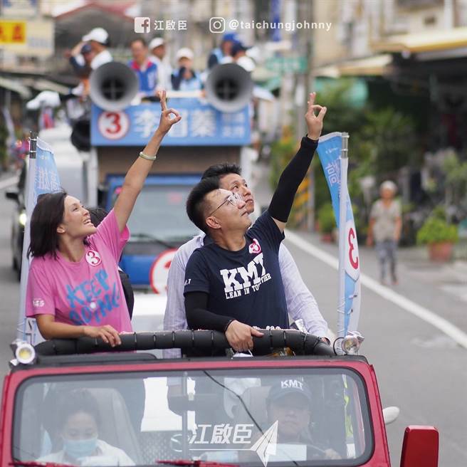 江啟臣多次南下親自輔選高雄市長補選。(圖/擷取自江啟臣臉書粉專)