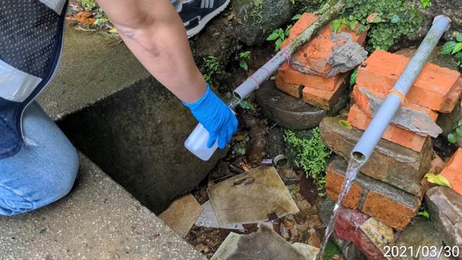 基隆市环保局抽验18处非自来水的水井、山泉水，发现有17处超标。（基隆市政府提供／杨亚璇基隆传真）