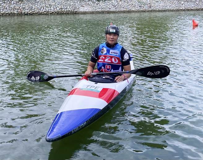 台湾轻艇激流好手张筑涵。（经纪公司提供）