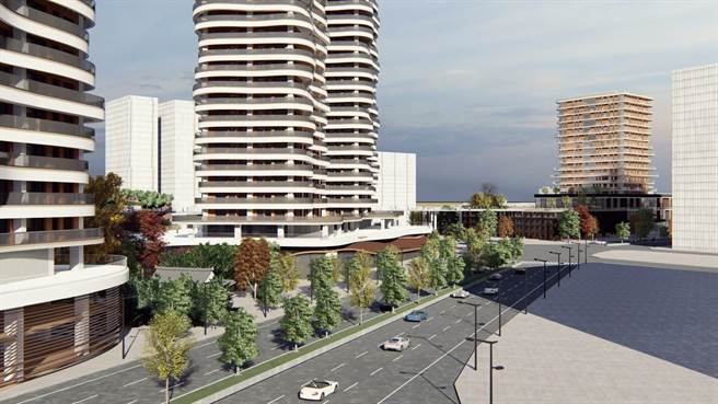 南仁湖在安平港投资高檔酒店式公寓模拟图。（南仁湖提供／程炳璋台南传真）