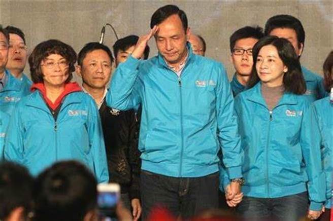 2016總統大選國民黨崩盤。(圖/中時新聞網新聞畫面)