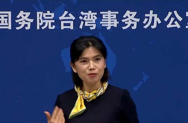 大陸國台辦發言人朱鳳蓮。（藍孝威攝）