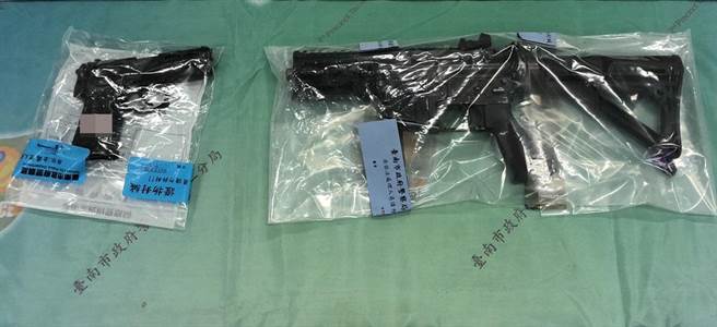 朱男因与女友吵架，警方意外破获1长1短枪枝绩效。（读者提供／程炳璋台南传真）