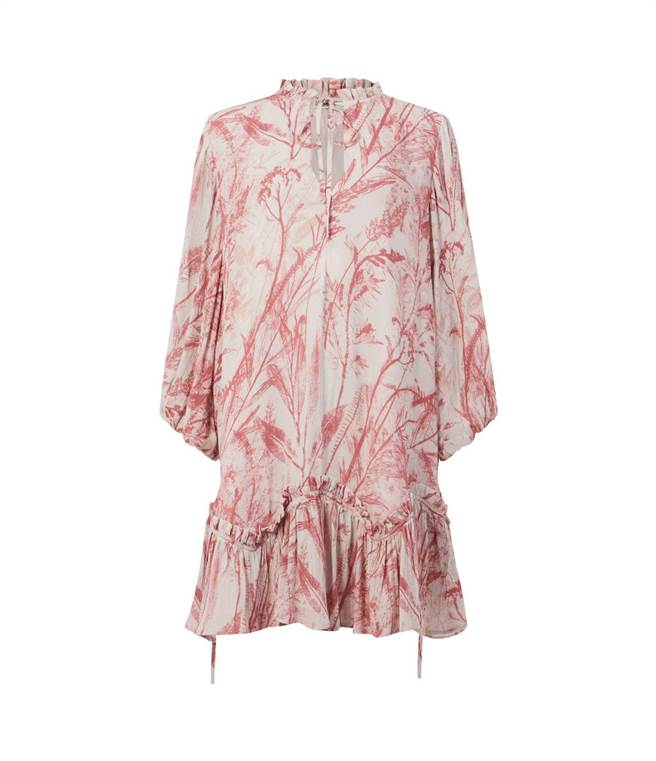 AllSaints印花洋装，9000元。（AllSaints提供）