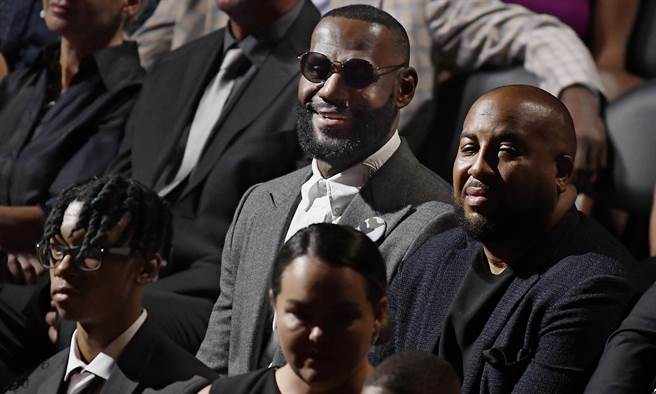 詹皇意有所指(美联社资料照)