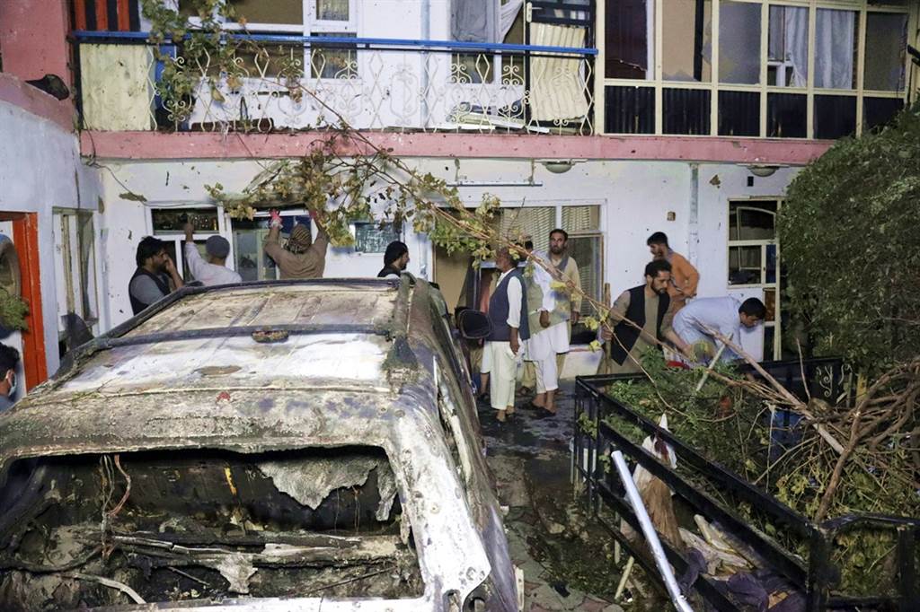 美军8月底在空袭炸弹客的行动中误炸阿富汗平民一家10口。（图／美联社）(photo:ChinaTimes)
