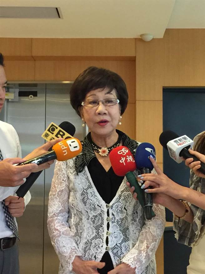 前副总统吕秀莲 (吴家豪摄)