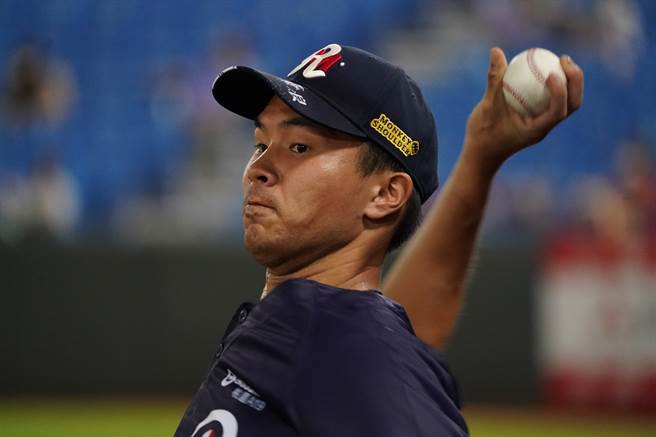 乐天桃猿曾仁和18日挨轰。（乐天桃猿提供）