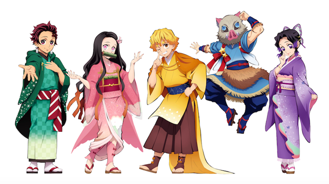 《鬼滅之刃》登上東京晴空塔限定圖樣。（東京スカイツリータウン提供。《鬼滅之刃》登上東京晴空塔。（東京スカイツリータウン提供。©吾峠呼世晴／集英社・アニプレックス・ufotable　©TOKYO-SKYTREE））