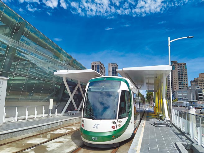 高雄轻轨大南环营运范围，预计年底营运路线可延伸到C20站。（捷运局提供／石秀华高雄传真）