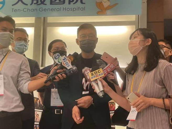 國民黨主席之爭瀰漫棄保效應，現任主席江啟臣說棄柱保朱戲碼別再上演。(呂筱蟬攝)