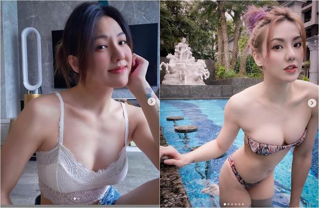 劉雨柔熱愛健身、運動，維持火辣身材。(取材自劉雨柔IG)