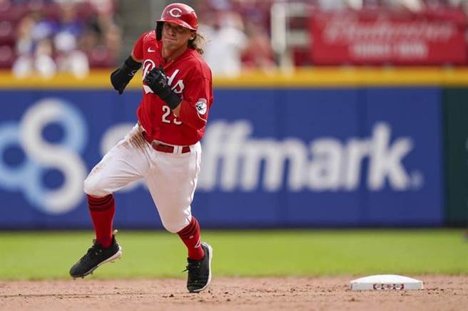 红人菜鸟弗里多击出大联盟生涯首轰。（美联社）