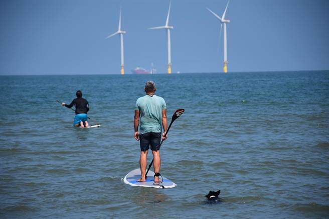 竹南假日之森已为中部地区重要海上运动专区。（谢明俊摄）
