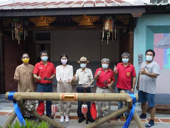 超越1甲子的世代技艺，3位大木匠师在云林县北港镇举办特展。（张朝欣摄）