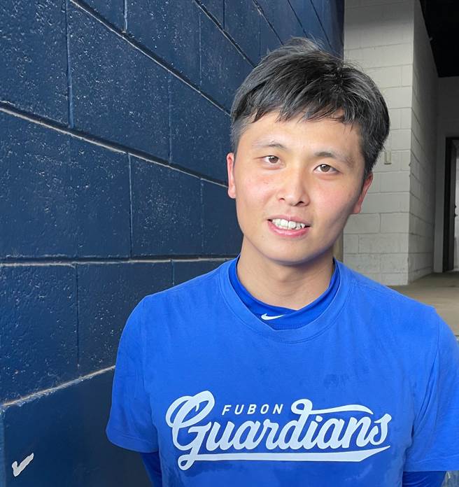 富邦悍將投手陳仕朋。（毛琬婷攝）