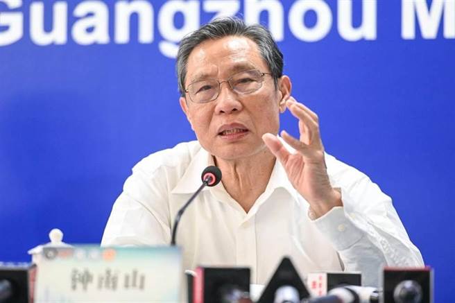 大陆工程院院士锺南山。（中新社）