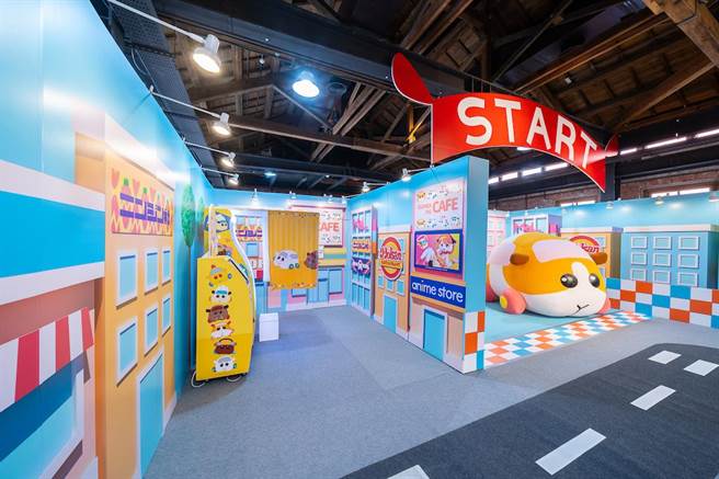 全台首间天竺鼠车车快闪店，于华山园区西4馆登场。（信赖互动行销提供）