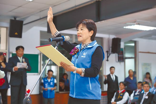 外傳國民黨基層醞釀力挺花蓮縣吉安鄉長游淑貞明年直攻花蓮市長寶座，但她希望能連任鄉長，在8年任期內做好做滿。（吉安鄉公所提供／羅亦晽花蓮傳真）