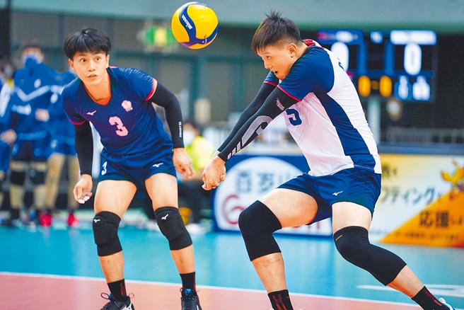 中華隊詹旻翰漂亮把球接下。（取自AVC官網）