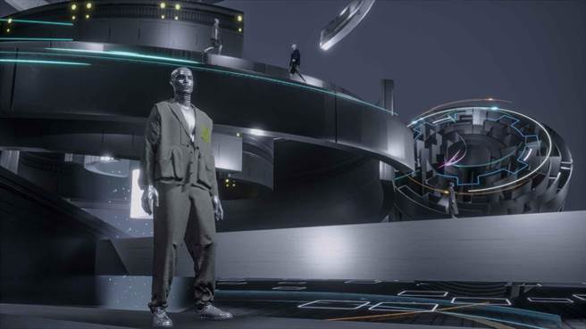 oqLiq于伦敦时装周上，以3D虚拟秀发表2022春夏系列新作。（oqLiq提供）