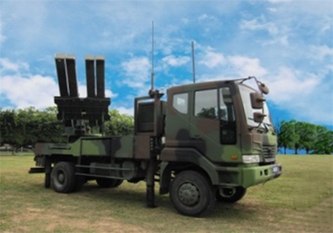 中科院研制的陆射二飞弹系统。取自中科院官网