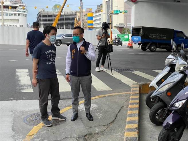 市議員童子瑋表示，停車場流標三次讓地方非常失望，希望市府盡速改善問題。（基隆市議員童子瑋提供／陳彩玲基隆傳真）