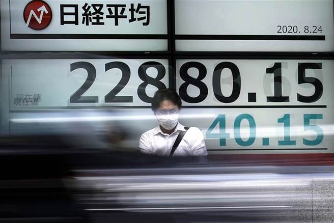 日股周二大跌超过600点。(图/美联社)