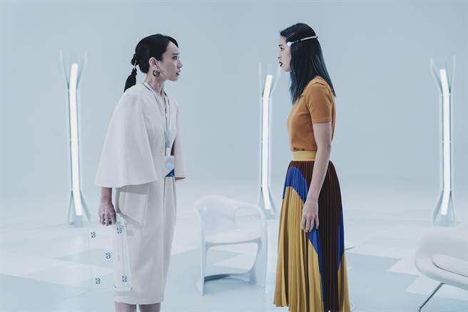 莫允雯（右）与林子熙。（瀚草影视提供）