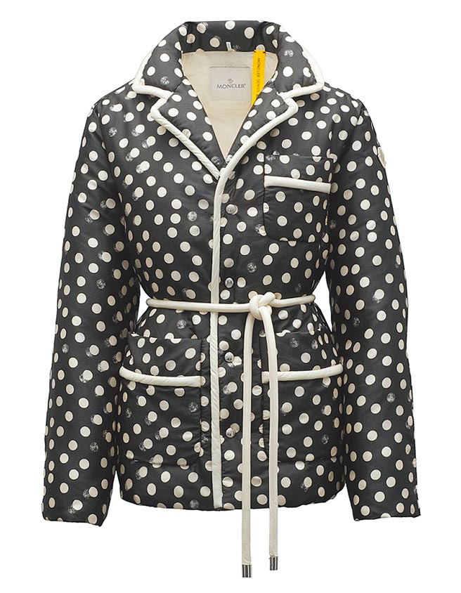 2 Moncler 1952 Brigitte 開襟綁帶外套6萬9100元。（Moncler提供）