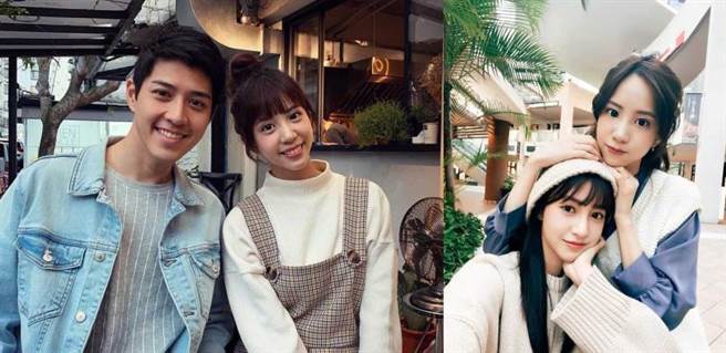 吴岳擎与陈敬宣因有共同好友何紫妍（荳荳）而熟识。（图／翻摄自吴岳擎脸书、何紫妍脸书）