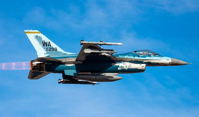 美国F-16战机的资料照。（美国空军）