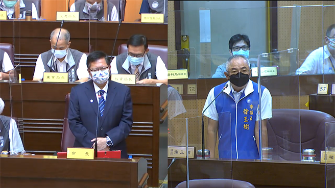 国民党团执行长徐玉树22日以卫福部长陈时中常一句禁令就让百业停摆，痛斥陈没血没泪，「若你高升阁揆，我非常希望陈时中来桃园代理，让我好好质询！」(蔡依珍摄)