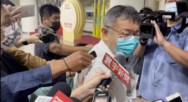 台北市长柯文哲。（张颖齐摄）