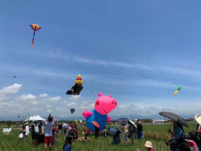受到疫情影响，今年冬山乡的天空看不到满天风筝飞舞的场景 。（冬山乡公所提供／胡健森宜兰传真）